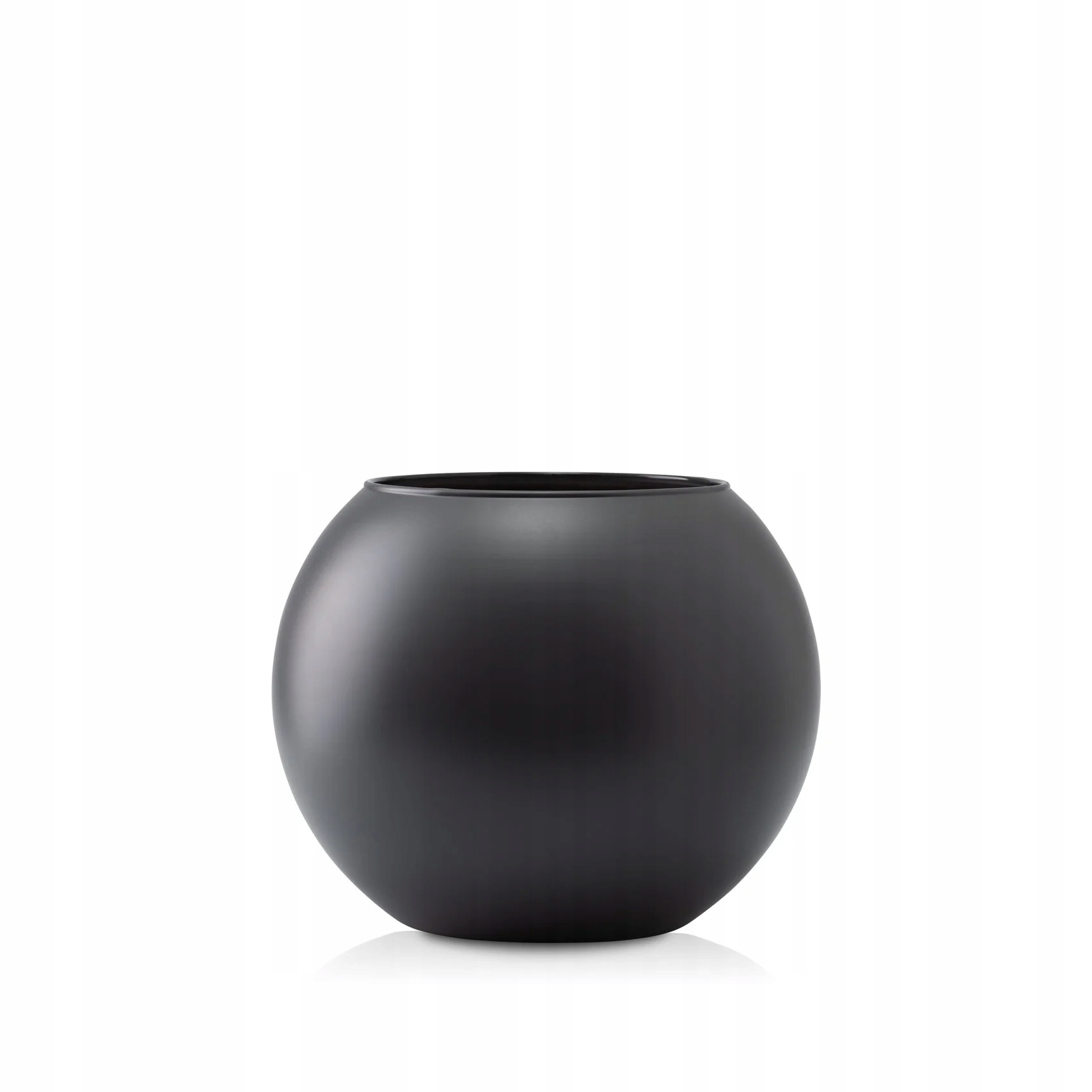 Wazon szklany SCANDI DECO szary soft touch H 19 cm