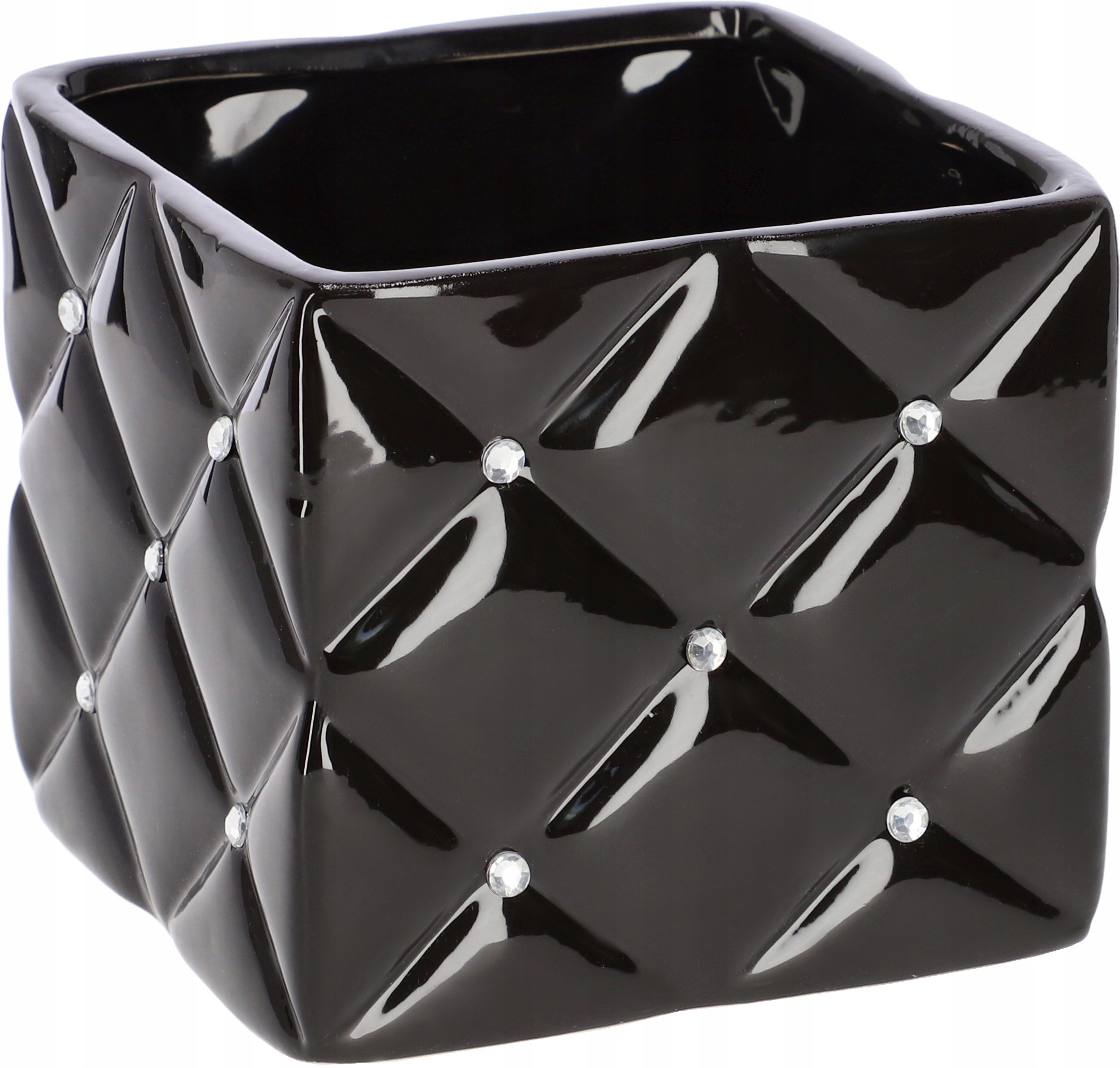 DONICZKA GLAMOUR 2szt DONICA OSŁONKA CERAMICZNA Materiał ceramika