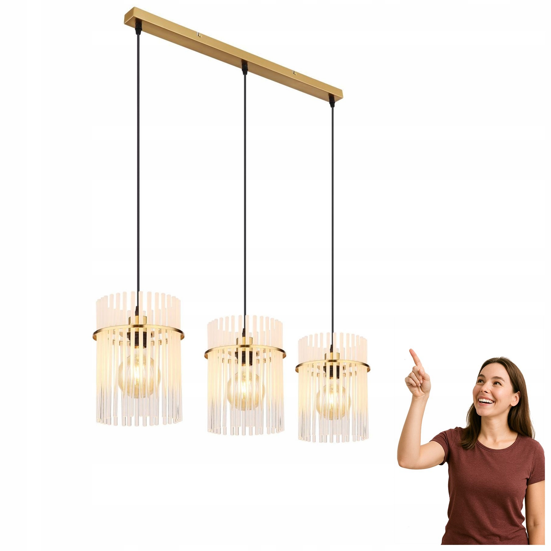 Závěsná lampa Gorley 15698-3HM Globo
