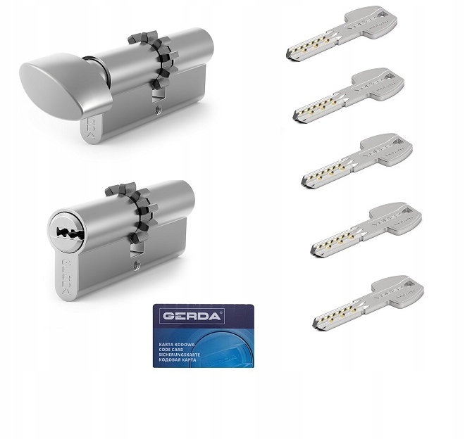 Wkładki Gerda Pro System 35/45Z+35/45G Zębatka