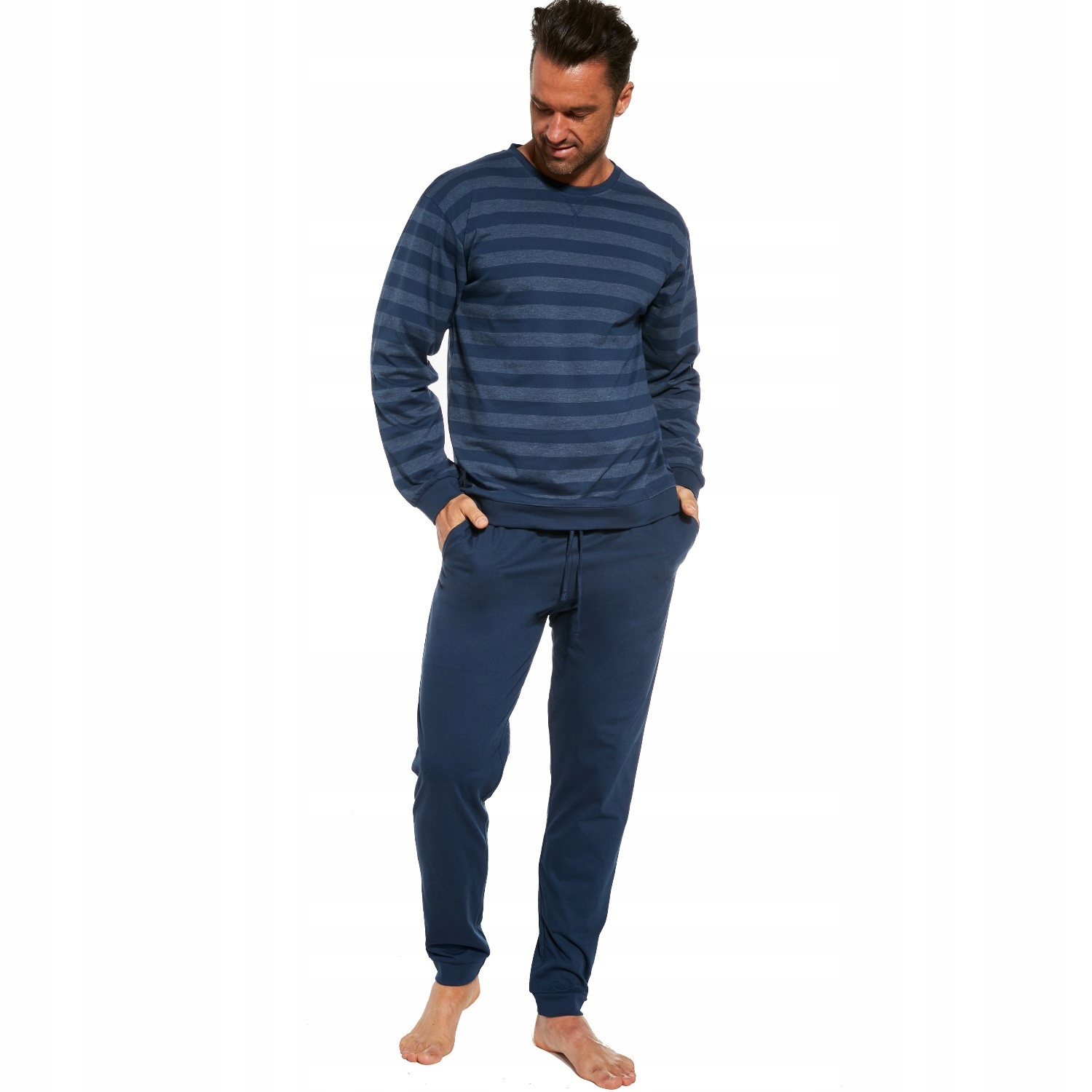 CORNETTE piżama męska 117/235 LOOSE 11 paski jeans Rozmiar XXL