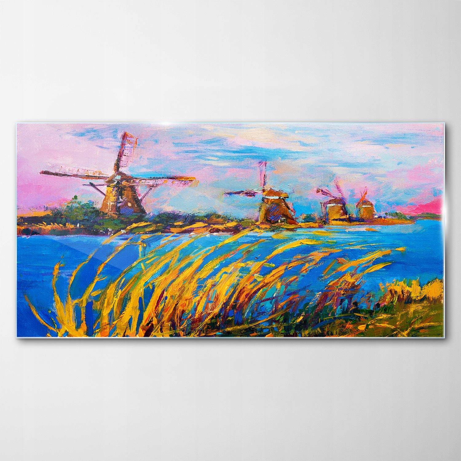 Obraz na skle Dekor Mlyn Krajina Príroda 100x50