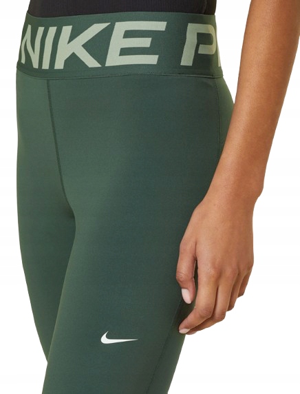 Nike Pro Dámské běžecké legíny do posilovny Shorty Zelené vel. L