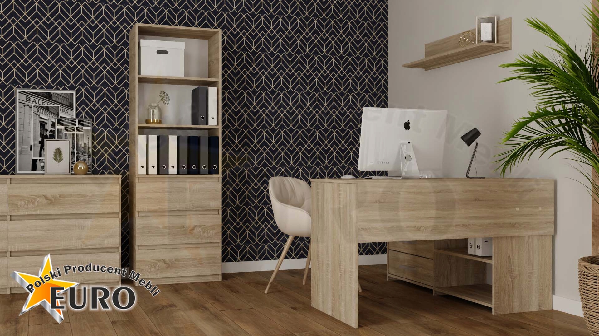 Biurko narożne Rafał sonoma Marka Euro-Meble