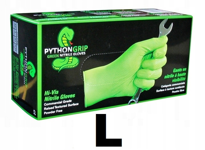 REKAWICZKI NITRYLOWE Python Grip L 100szt