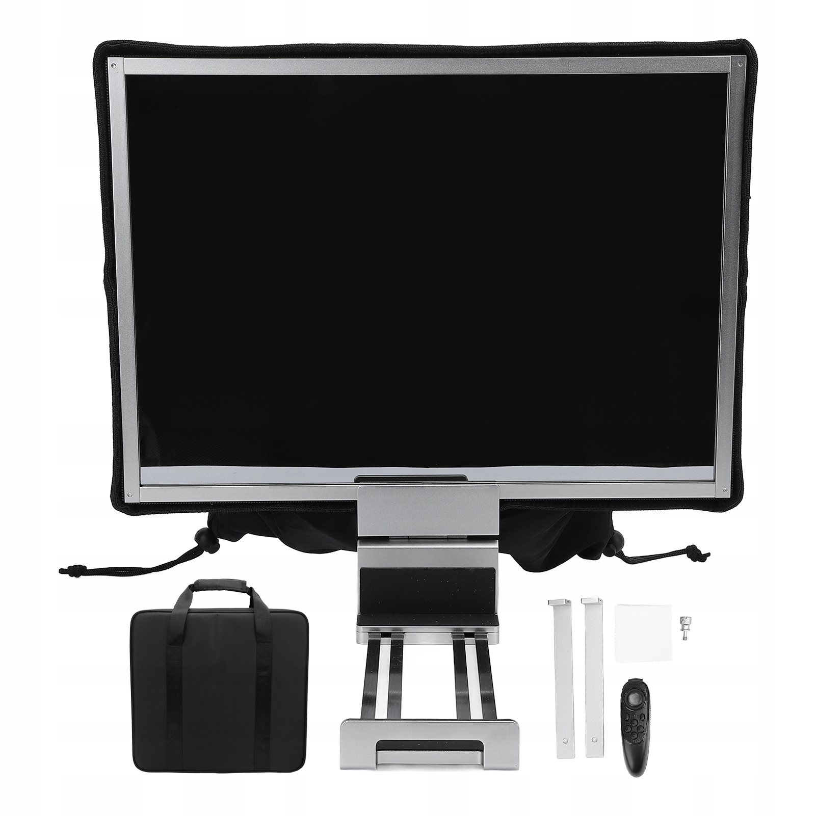 Teleprompter z kamerą TP16 16-calowy przezroczysty, skadany P5