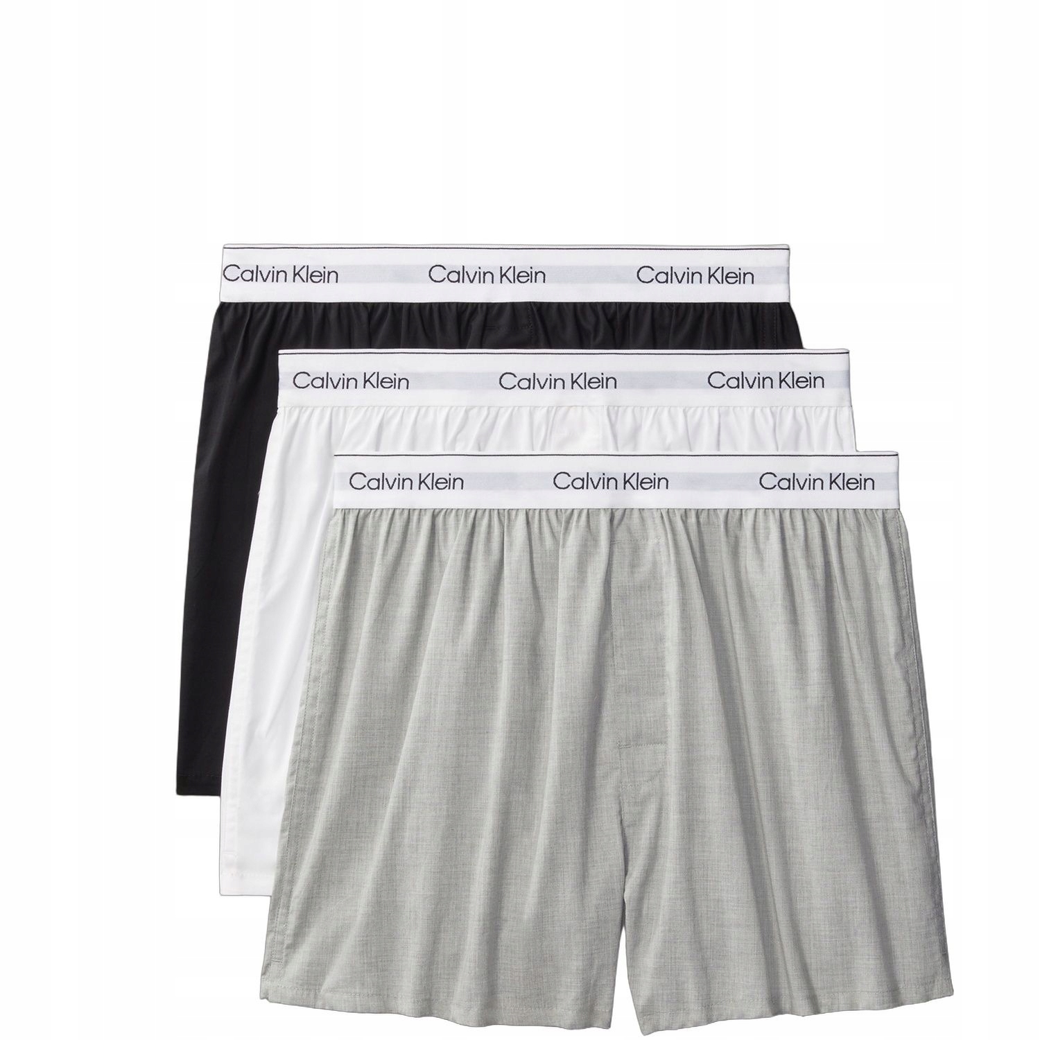 Slipy Calvin Klein Icon Cotton Stretch 3-Pack Slim Boxer S Pánské