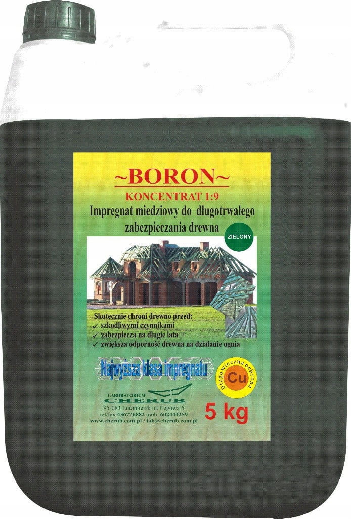 

Impregnat do drewna 1 9 miedziowy 5 kg Boron