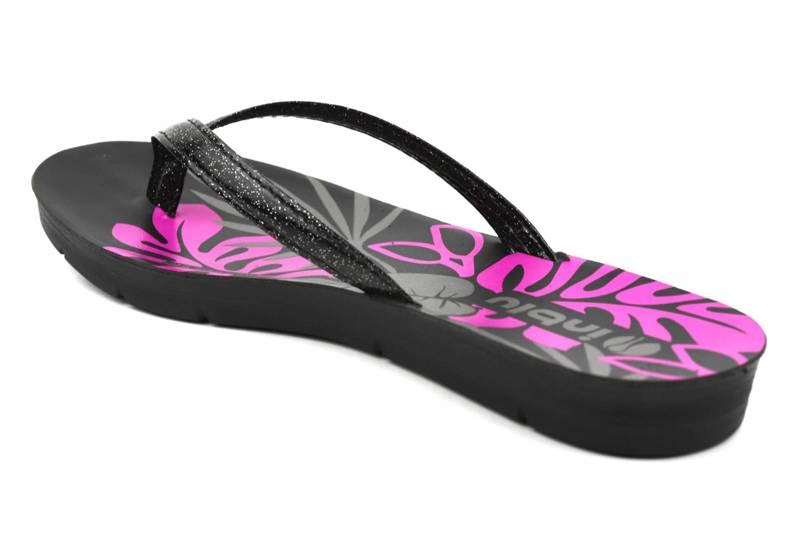 JAPONKI DAMSKIE INBLU ME-53 CZARNE KLAPKI KLASYK Rozmiar 36