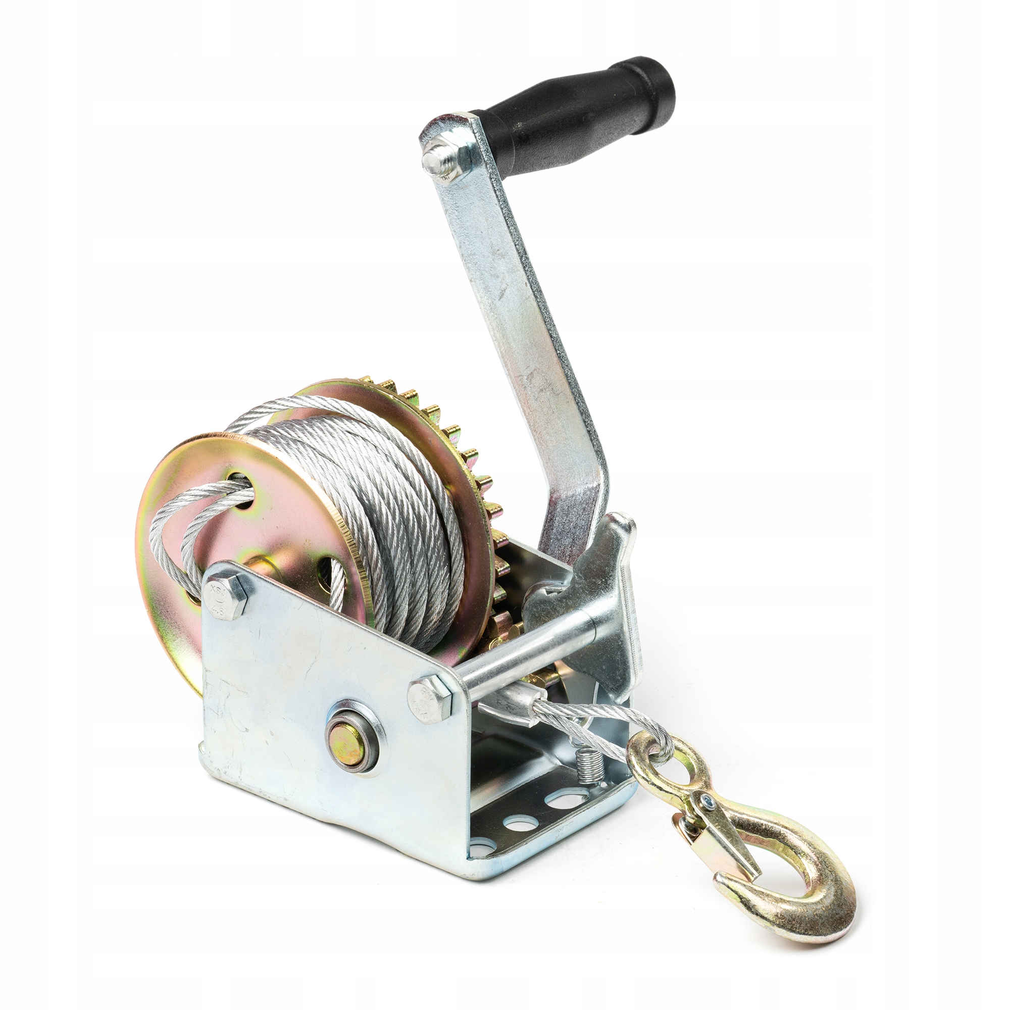 WYCIĄGARKA WCIĄGARKA RĘCZNA LINOWA NA KORBĘ lina 5mm / 10m 800 LBS 360 KG Kod producenta F265