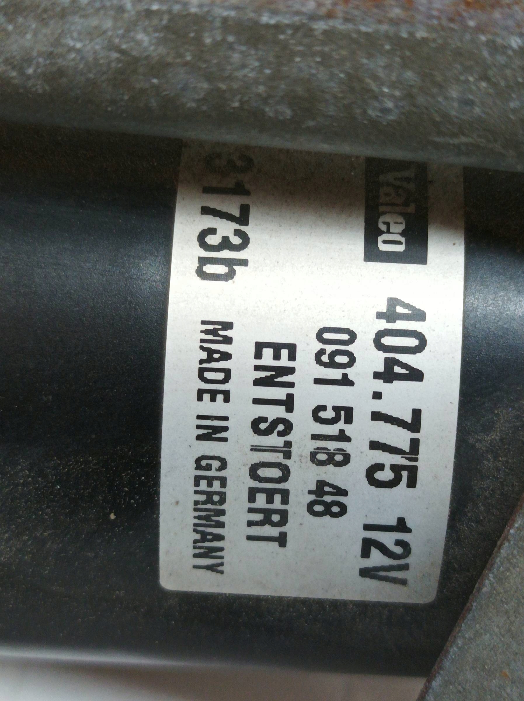 wiper mechanism front 09151848 Volvo S60 and (2000-2009)