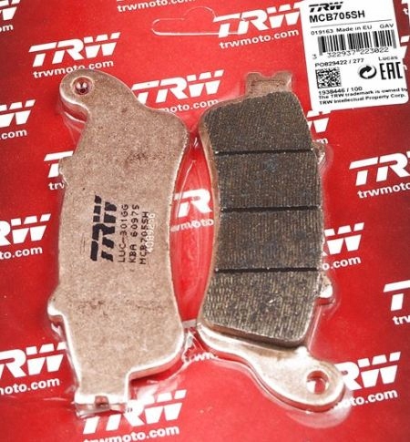 MCB705SH - ГАЛЬМІВНІ КОЛОДКИ HAM ЗАДНІЙ TRW LUCAS HONDA VTX1800 C 01-08