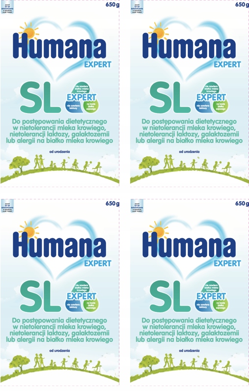 Humana SL 650g EXPERT x 4 шт.