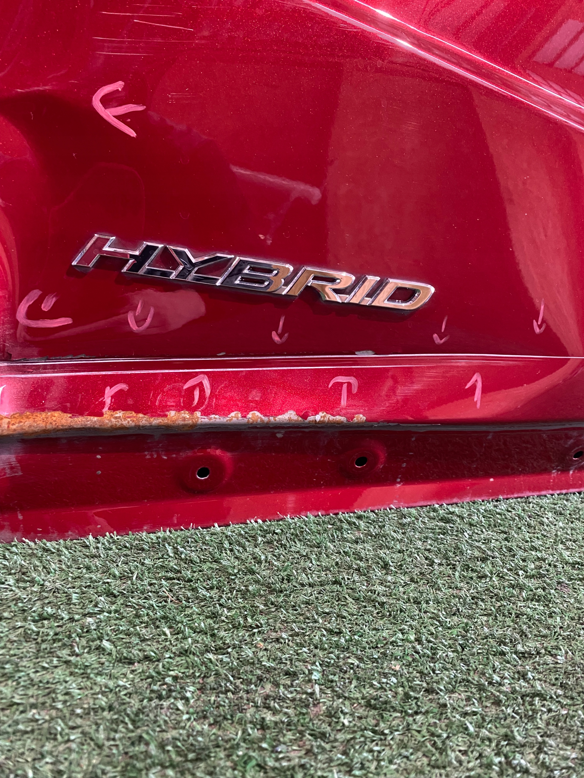 Tür heck hinten rechts LEXUS RX IV NR.944