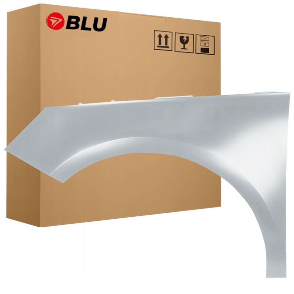 Blu Blatník Audi A1 8X LX7W levý stříbrný 10-18 přední