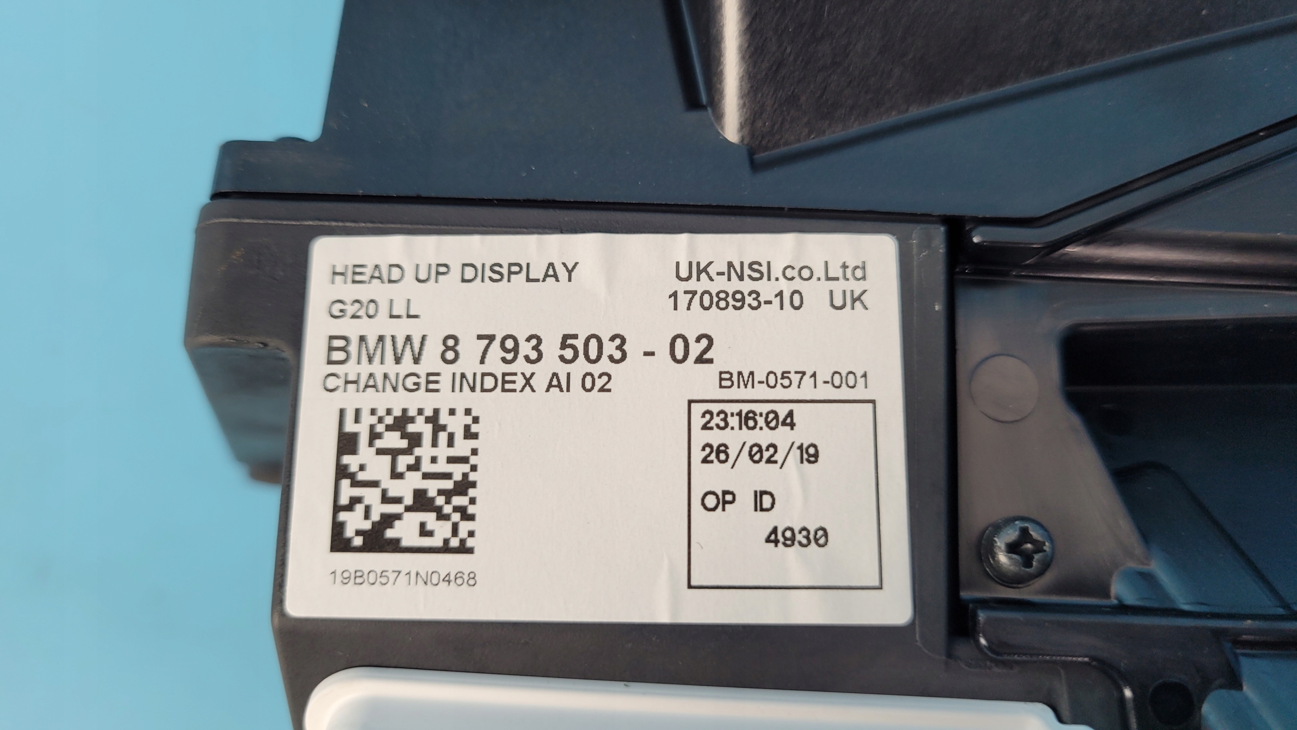 BMW 3' G20 19r спидометр 8793503 европа