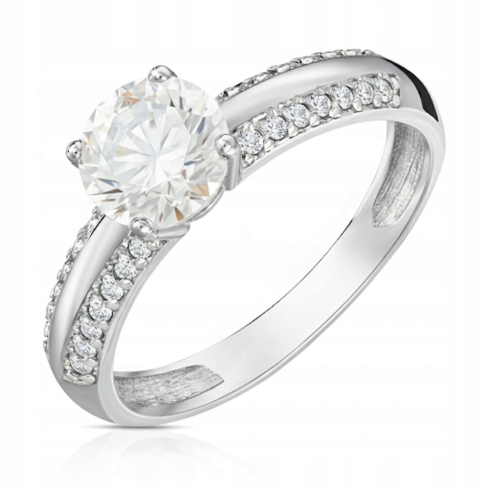 Stříbrný Prstýnek 925 Se Zirkonem, Bohatě Zdobený Nádherným Vzorem VEL.13