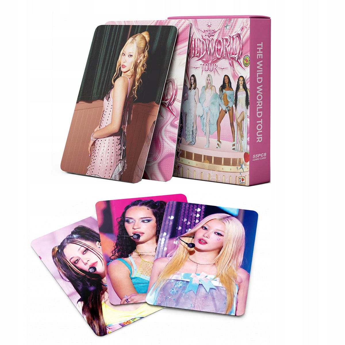 55 sztuk kart Lomo z nowego albumu Katseye The Wild World Tour