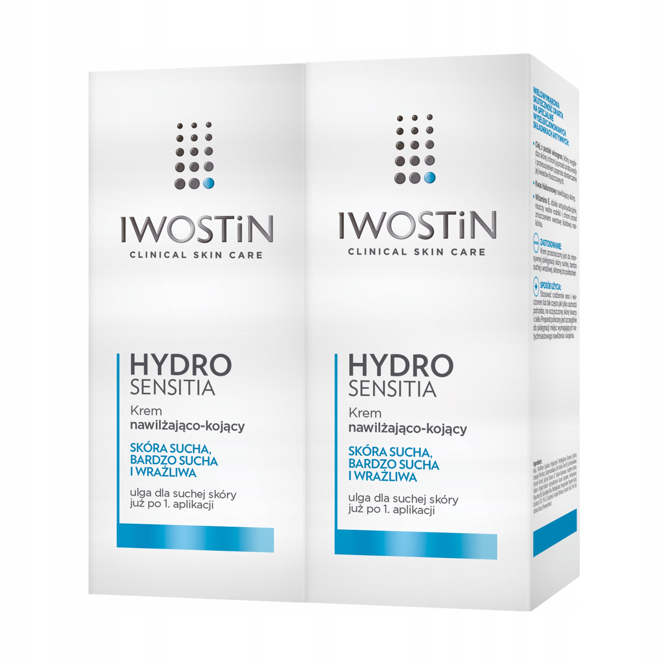 

Iwostin Hydro Sensitia Krem Nawilżająco-Kojący x2