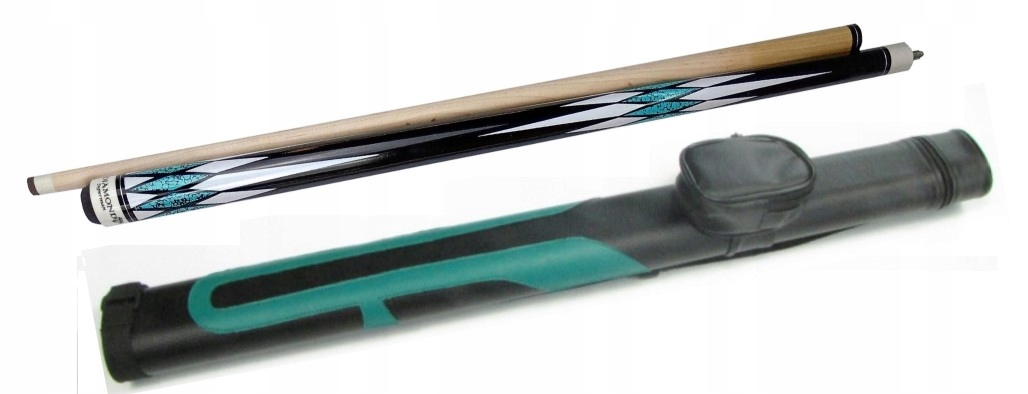 Kij bilardowy dwuczęściowy Diamond plus pokrowiec