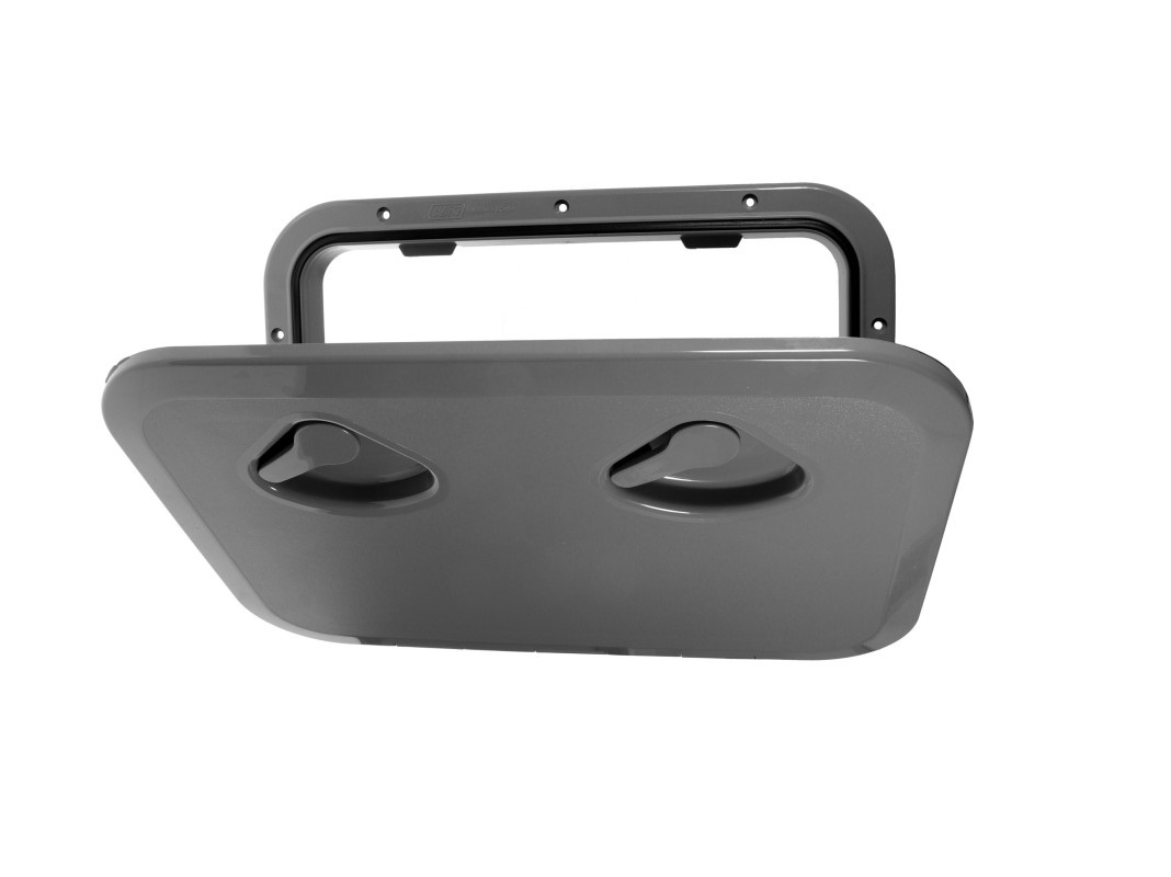 Zavírání dveří 315 x 440 mm Pvc šedé 08307