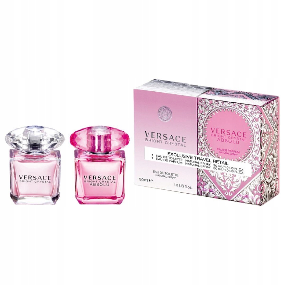 Versace Dárková Sada Exclusive Travel Retail Bright Crystal (toalová Voda)