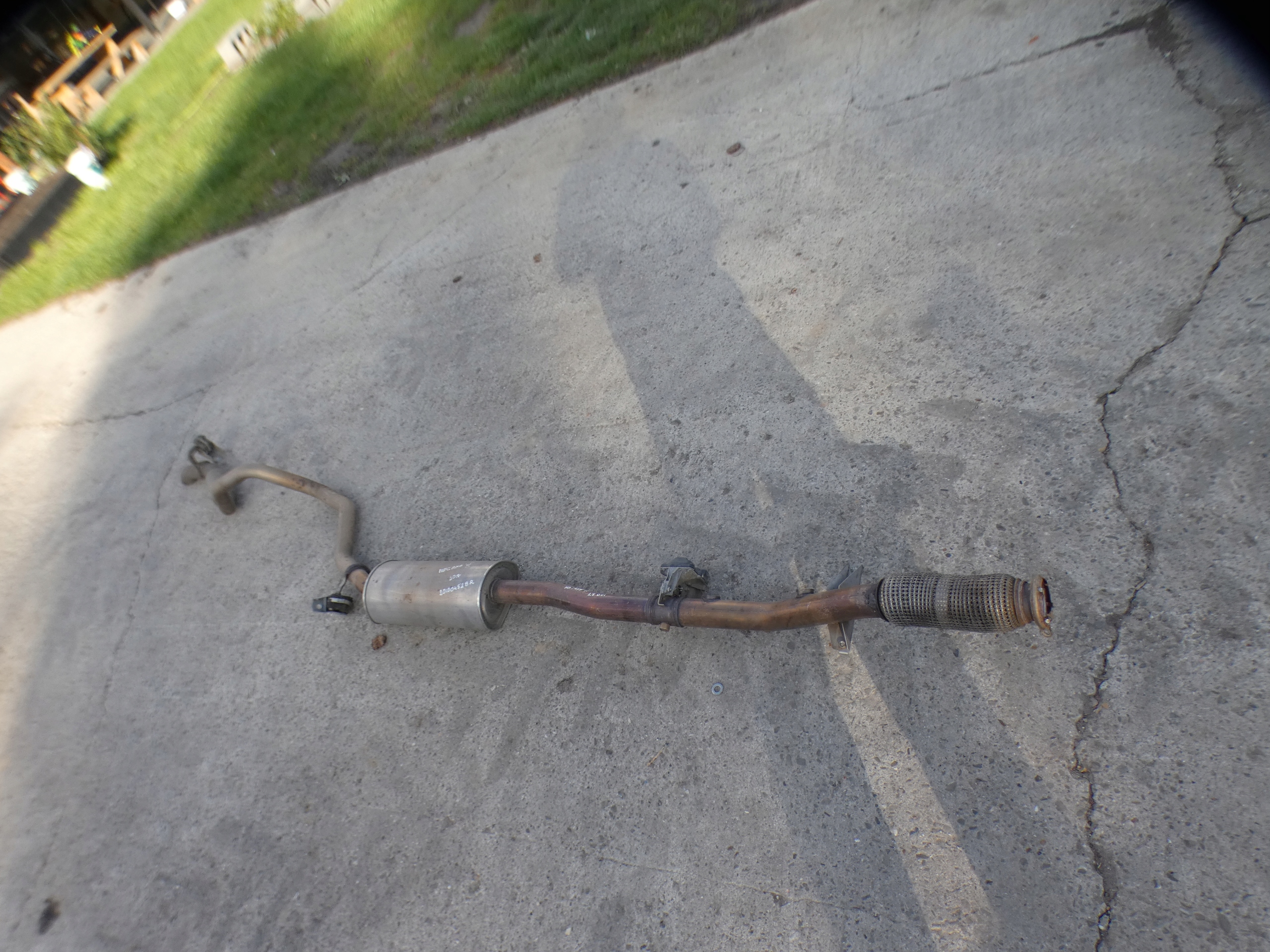 muffler, exhaust RENAULT MEGANE IV 1.5 DCI 2018R