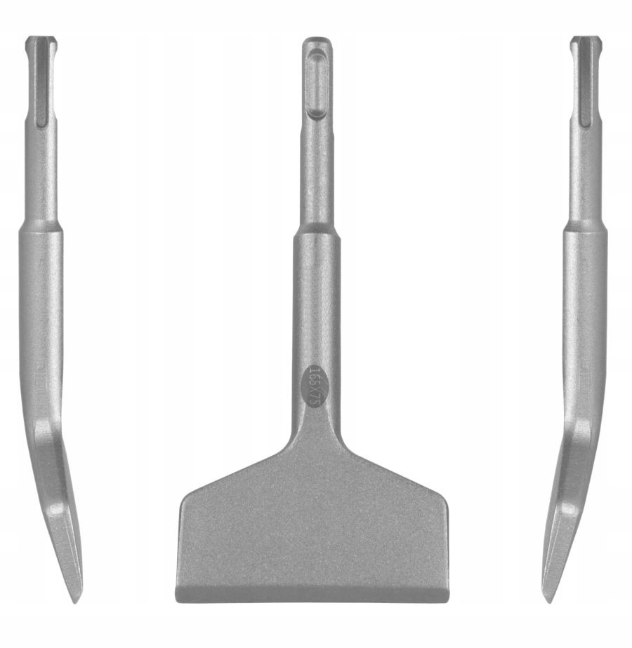 

Dłuto Wygięte SDS-Plus Płaskie Szerokie 75x165 mm