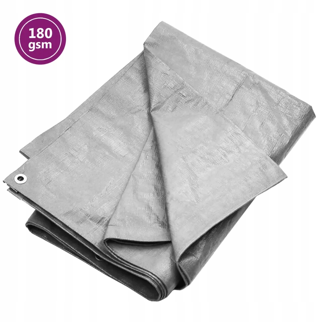 Plachta 180 g/m² 3 x 5 m šedá Hdpe Šedá 151484