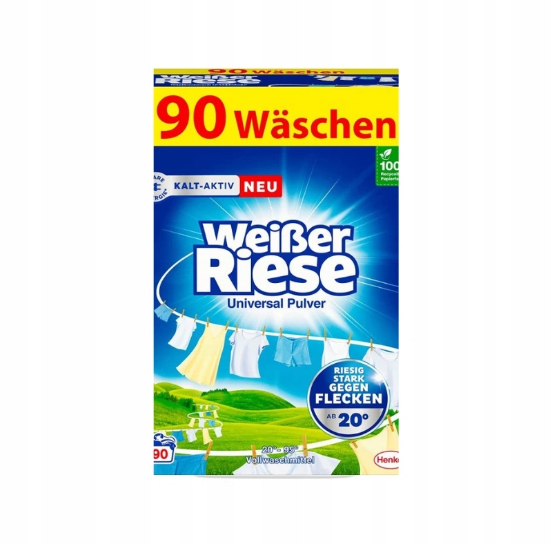 Levně Weisser Riese univerzální prací prášek 90 praní 4,5 Kg