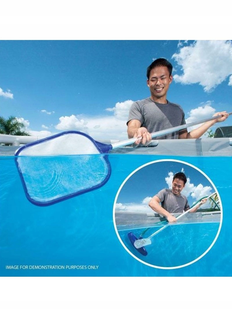 Odkurzacz do Mycia Czyszczenia Basen Jacuzzi Siatka Podbierak Tyczka 290699 Model CleanPlus