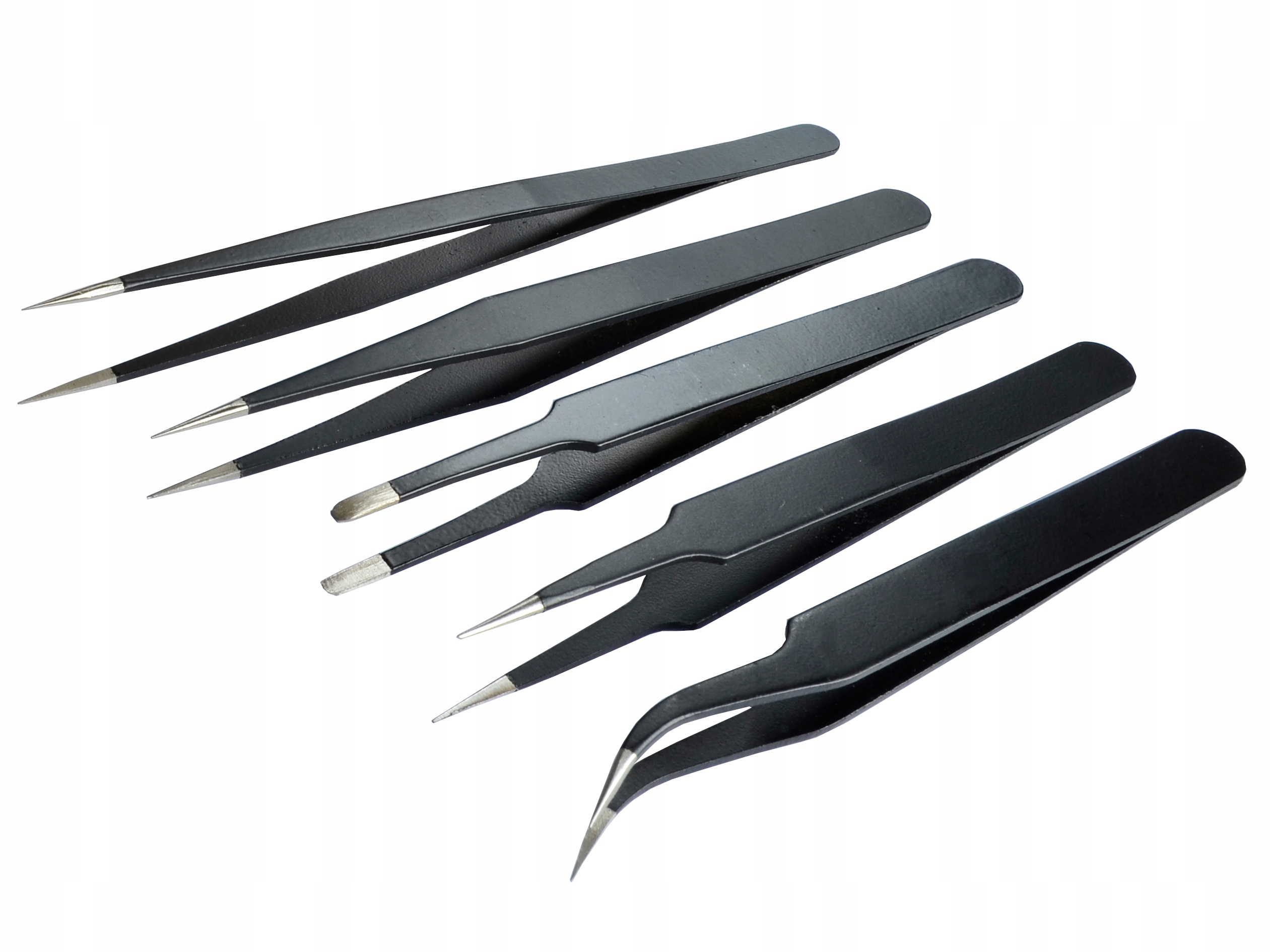 

Pinceta Penseta Pęseta metalowa Esd zestaw 5szt