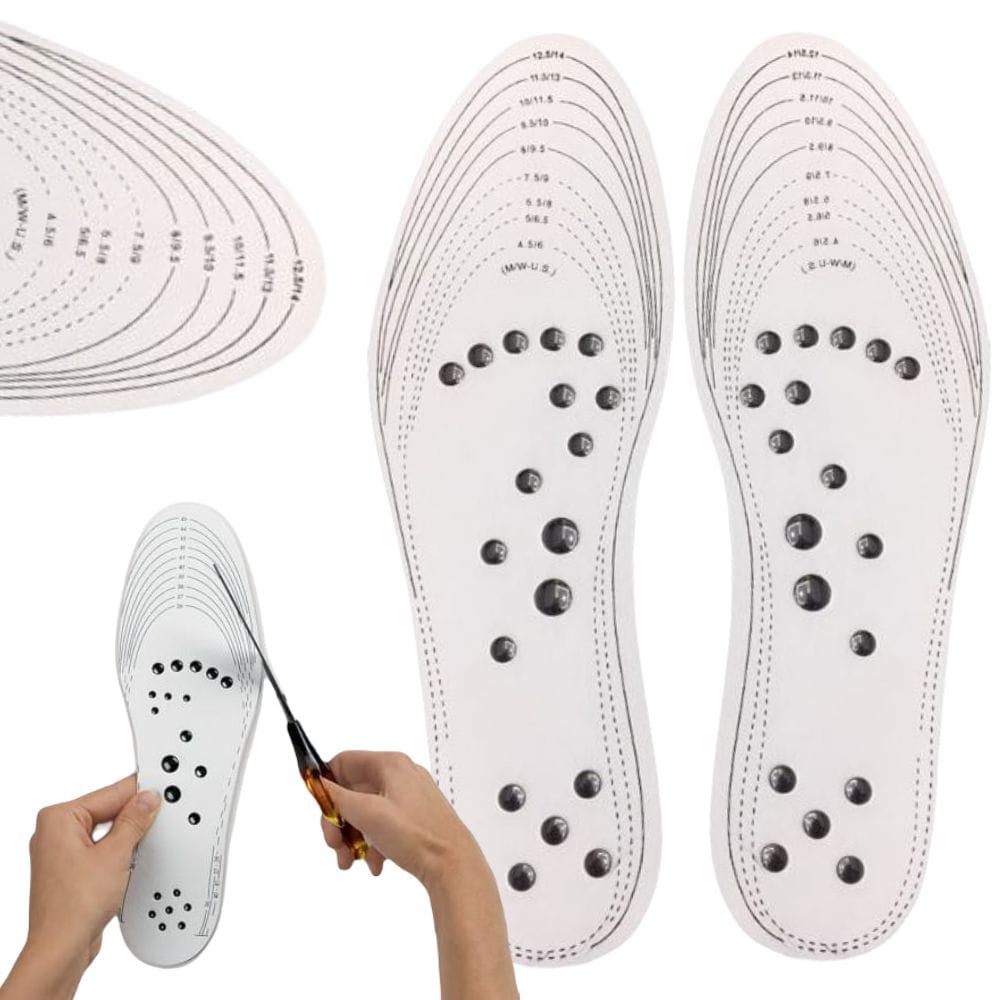 

Magnetyczne wkładki do butów z 18 magnesami