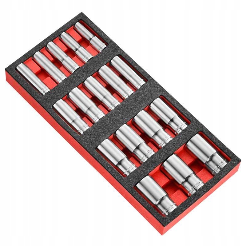 MODM.HLA2 - MODUŁ NASADEK DŁUGICH 1/2" 12-32 MM, WKŁADKA PIANKOWA FACOM, FV