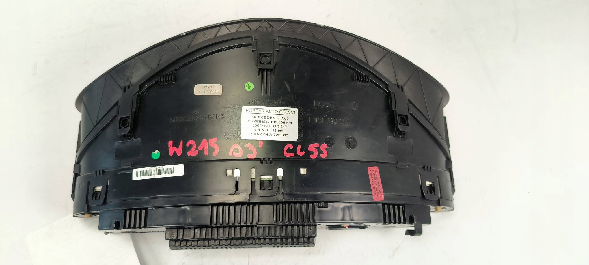 спидометр 1031098050 MERCEDES W215