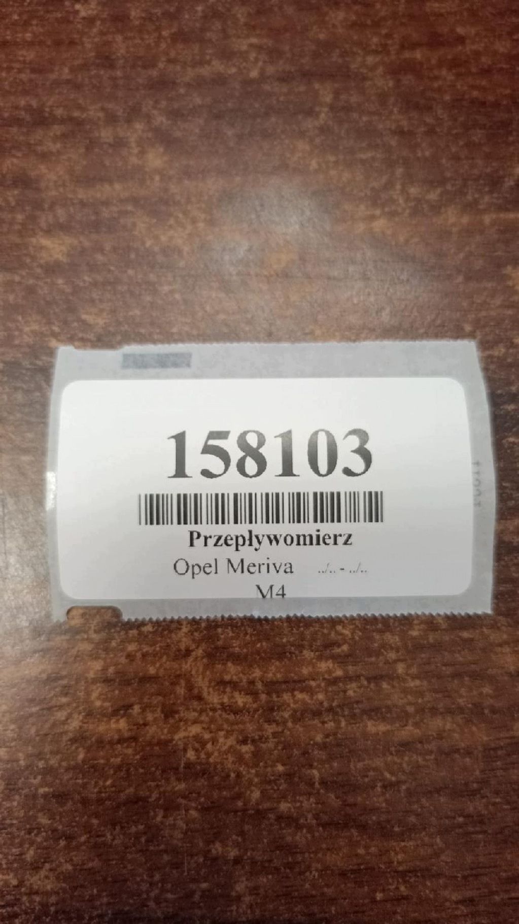 OPEL MERIVA A 1.7 D flow meter 0281002620