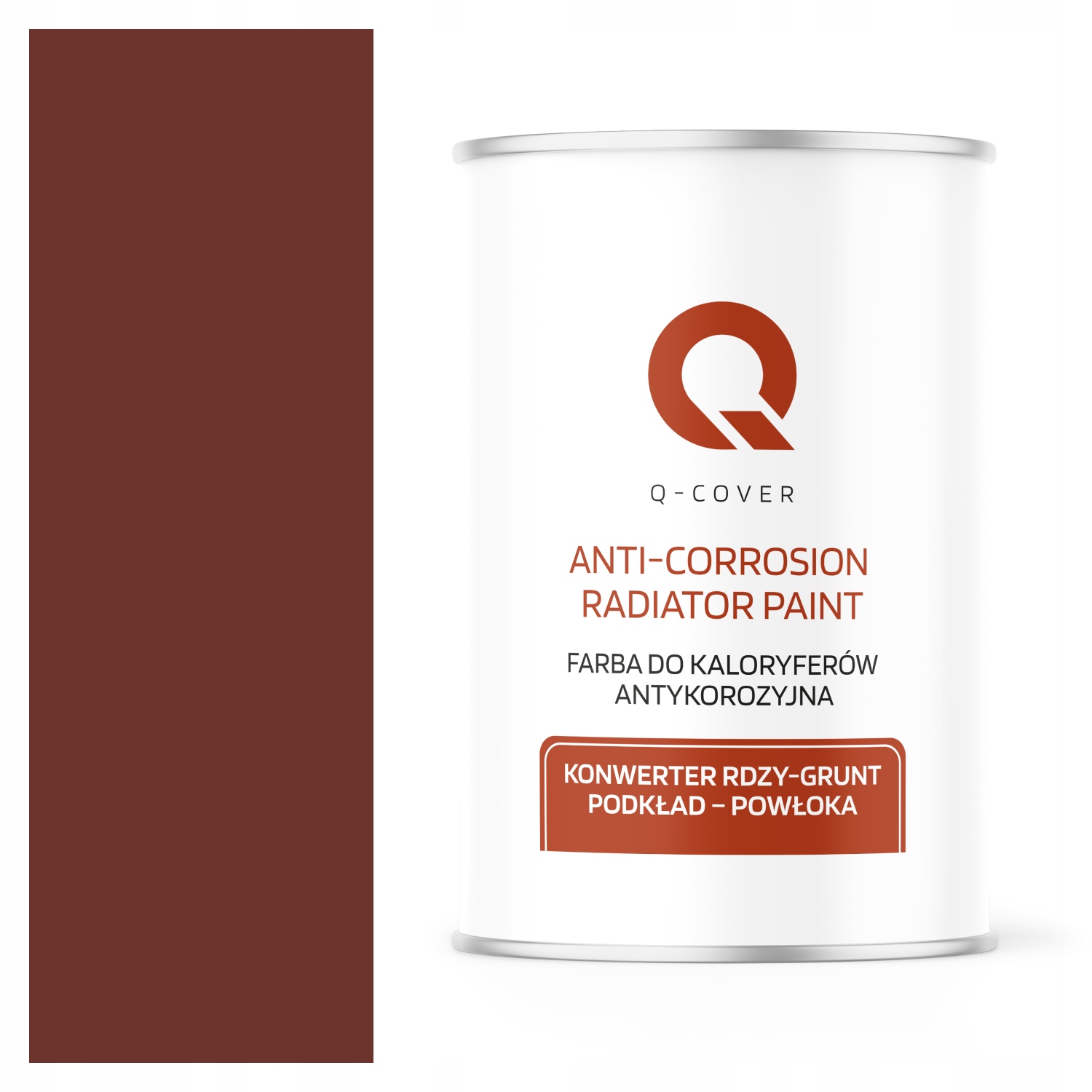 Barva pro radiátory Antikorozní Odolná 1L Saténová barva Třešňová RAL3009