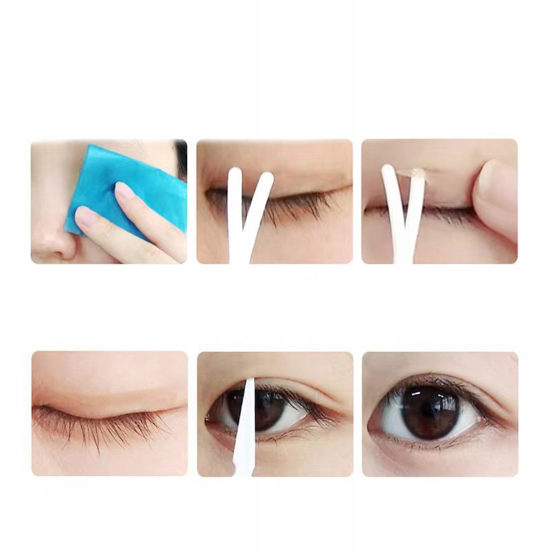 PLASTRY NA OPADAJĄCE POWIEKI TASIEMKI KORYGUJĄCE TASIEMKA KOMPLET 240 SZTUK Kod producenta pw-1213