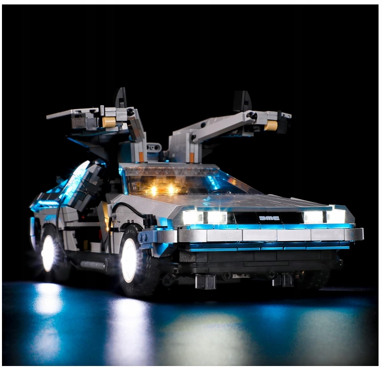 Briksmax Światło Led do Lego Back-to-The-Future Time Machine 10300