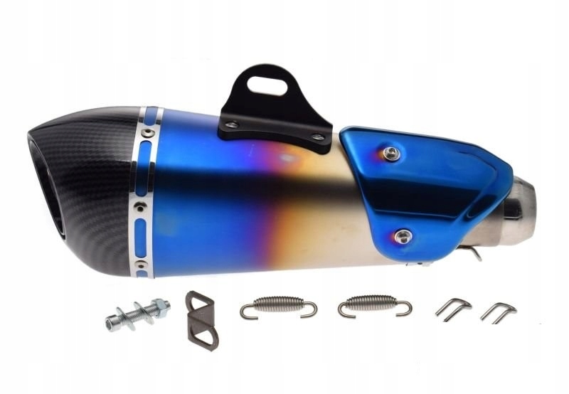 Univerzálny dúhový tlmič výfuku pre motocykle 4T