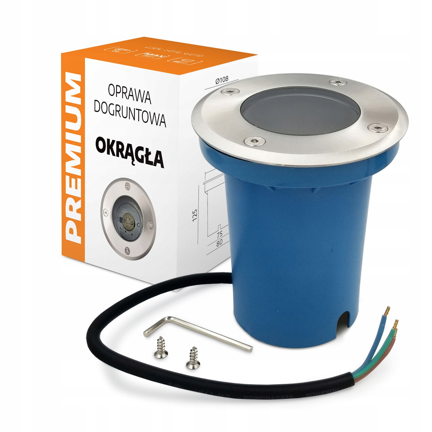 

Oprawa Lampa Najazdowa Gruntowa IP65 do Led GU10