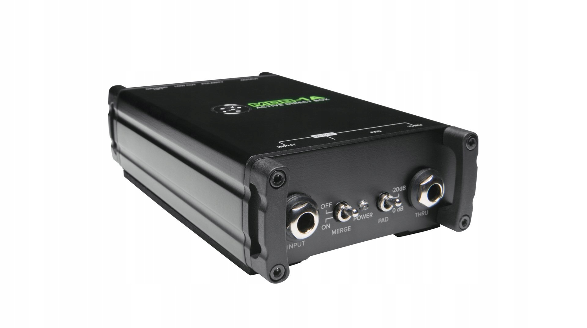 Mackie MDB-1A Active direct box Basová gitara Synthesizer Schwarz