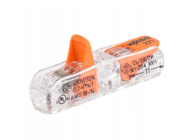 

Wago Szybkozłączka Przelotowa 221-2411 2x0,2-4mm2