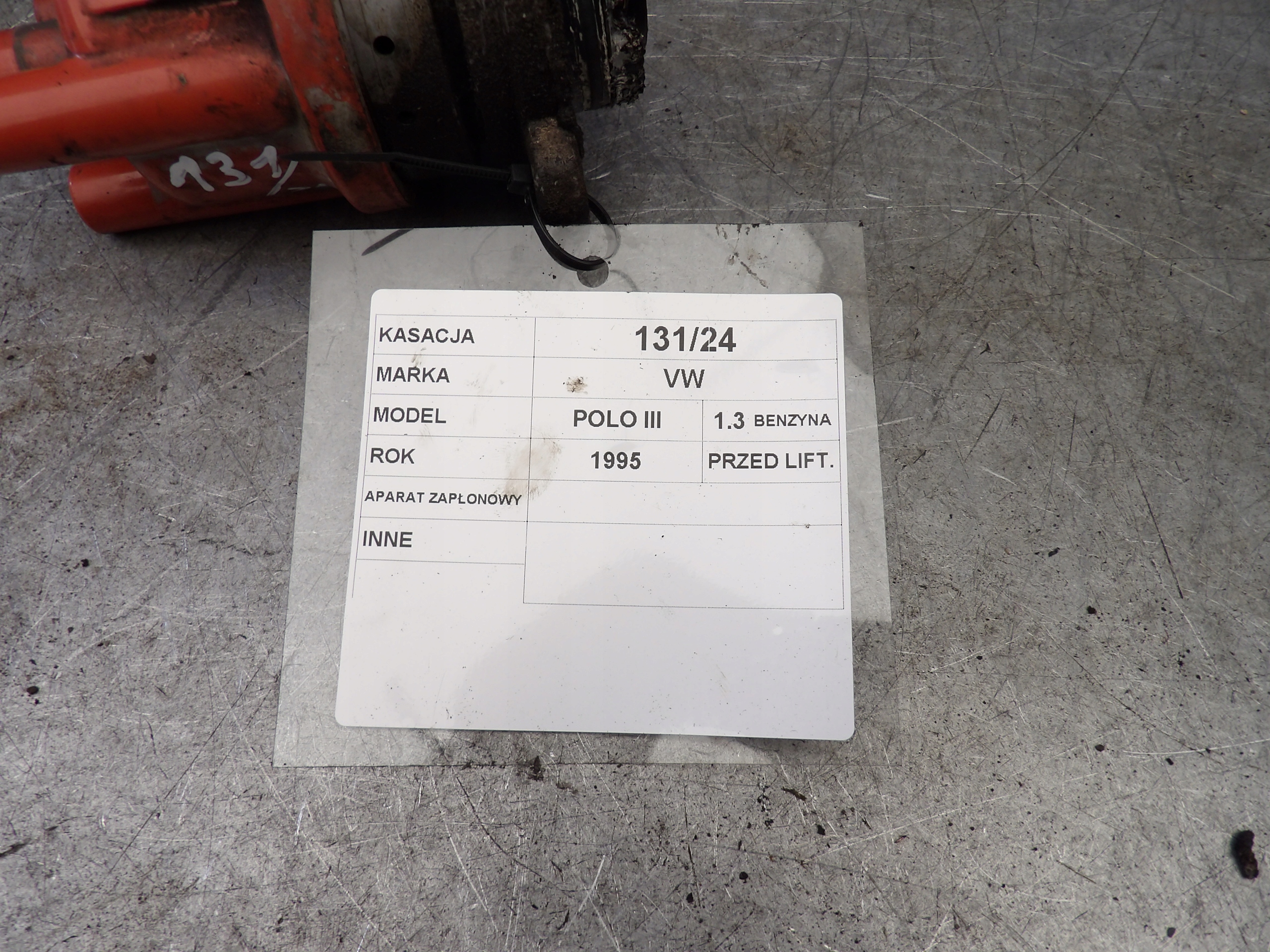 VW Polo III aparat ignition 1,3B