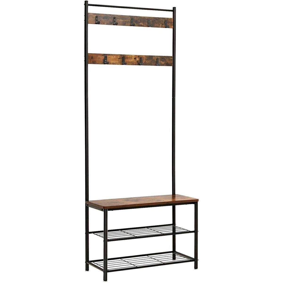 Vešiak Stojan Na Oblečenie Skrinka Na Topánky Loft do predsiene šatne