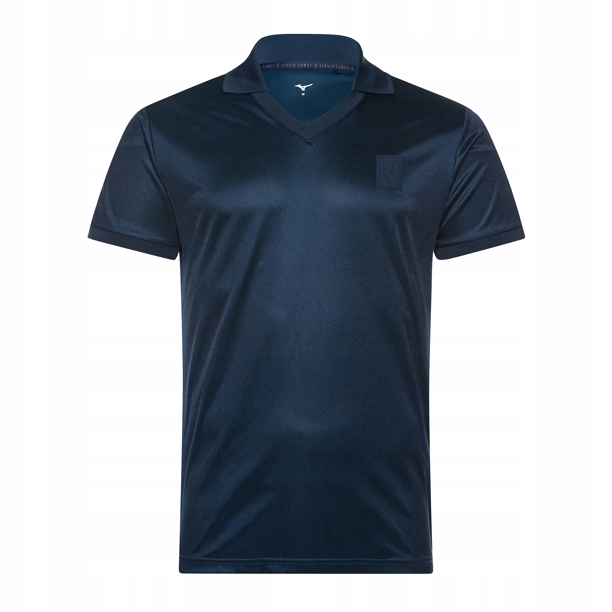Pánské fotbalové tričko Mizuno Sergio Ramos Game Jersey tmavě modré P2MA2S60