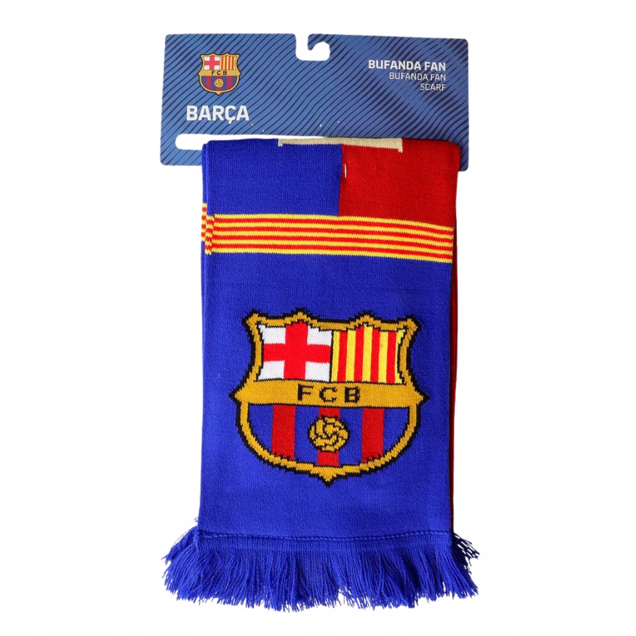 Szalik Kibica Fc Barcelona Dwustronny Oficjalny Licencjonowany