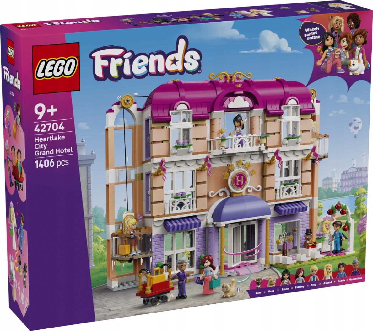 42704 Lego Friends Grand Hotel v městečku Heartlake