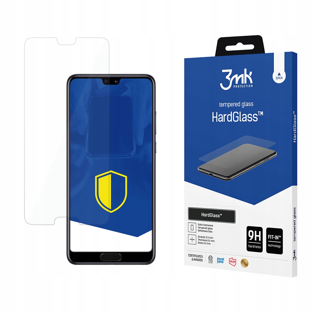 Szkło hartowane 3mk HardGlass na Huawei P20 3mk Protection