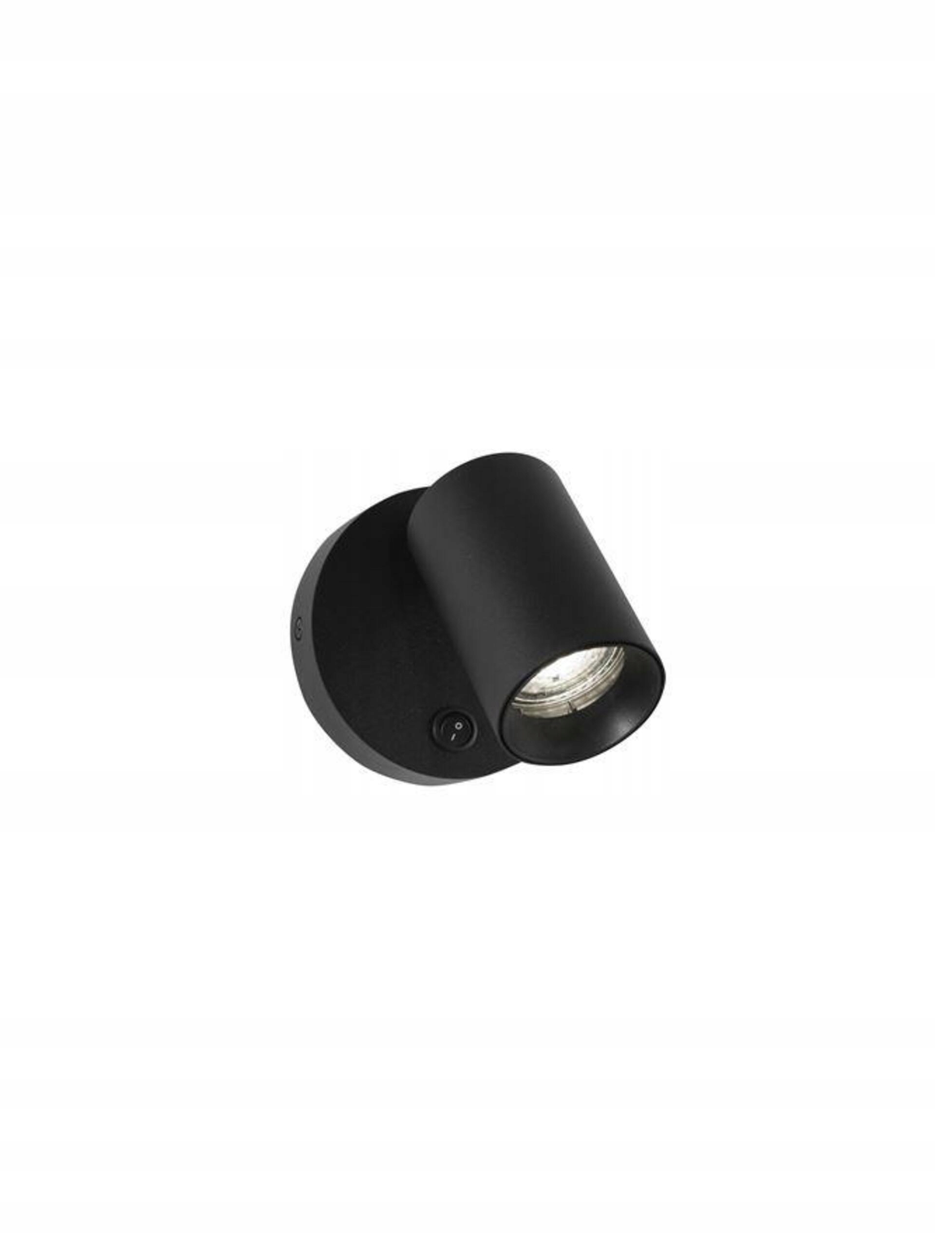 Nova Luce bodové svítidlo Net černý hliník vypínač na těle GU10 1x10W IP20